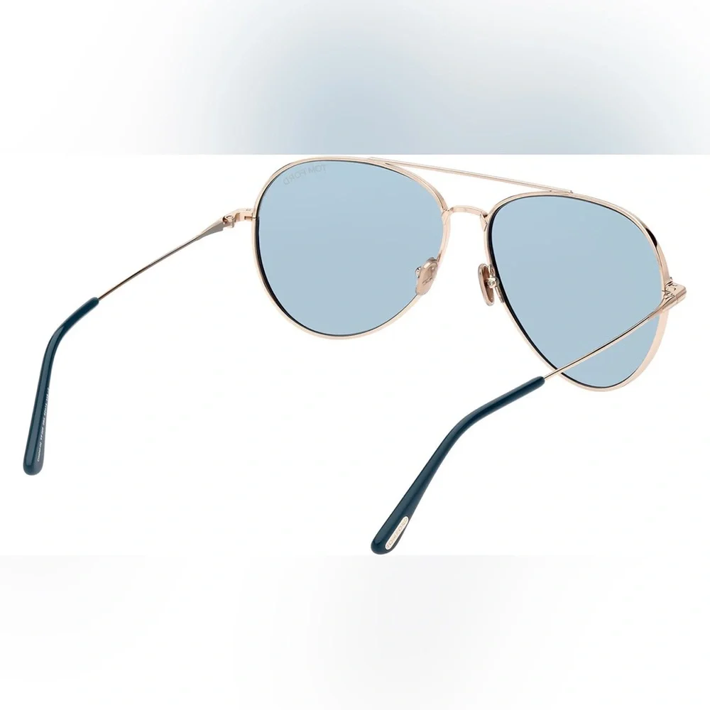 Tom Ford unisex 62mm aviator sunglasses Dashel-02 TF996 28x 62 14 145 NEW - Picture 5 of 12